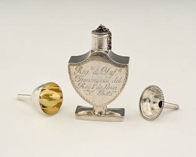 Lot 257 - An early 19th century Spanish unmarked scent...