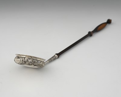 Lot 26 - A nineteenth-century Scottish punch ladle with...
