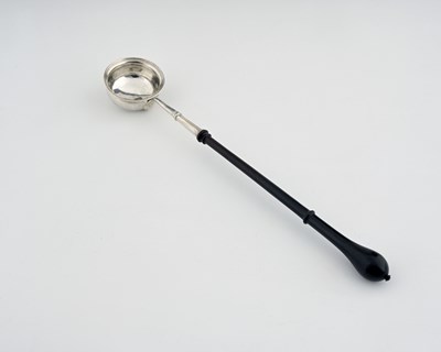 Lot 27 - A George I silver punch ladle, London 1724,...