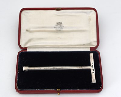 Lot 227 - An Edwardian Scottish silver key, ensuite with...