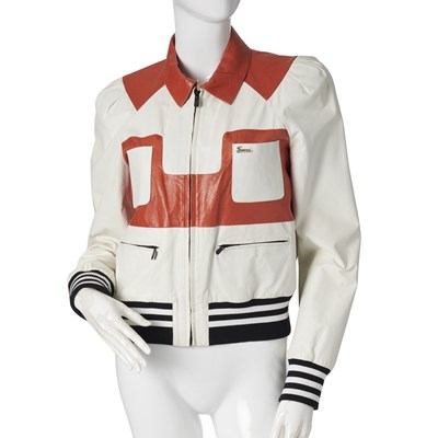 Lot 362 - Gucci, a vintage leather jacket.