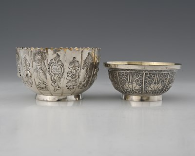 Lot 355 - A Victorian Scottish silver bowl, with gilt...