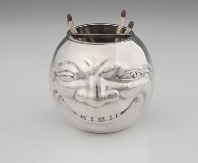 Lot 374 - An Edwardian novelty silver spill holder in...