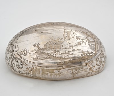Lot 422 - A seventeenth-century German silver stirrup...