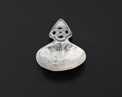 Lot 138 - Sandheim Brothers, a silver caddy spoon in the...