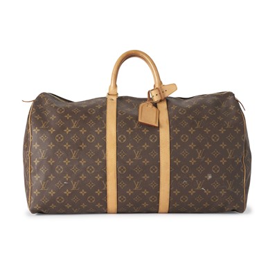 Lot 388 - Louis Vuitton, a monogram Keepall 55 luggage bag.