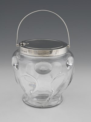 Lot 633 - Hukin and Heath, a silver-mounted glass...