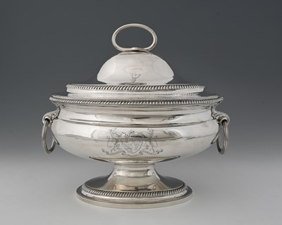 Lot 446 - Clan Crawford interest, a George III silver...