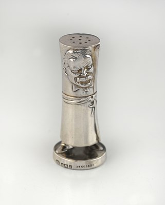 Lot 448 - A George V silver novelty pepper pot,...