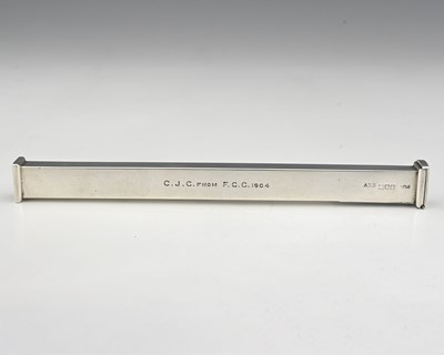 Lot 84 - An Edwardian silver combination sealing wax...