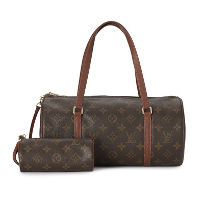 Lot 393 - Louis Vuitton, a vintage monogram Papillon bag w/pouch.