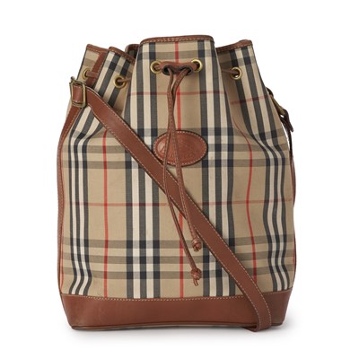 Lot 289 - Burberry, a vintage bucket bag.