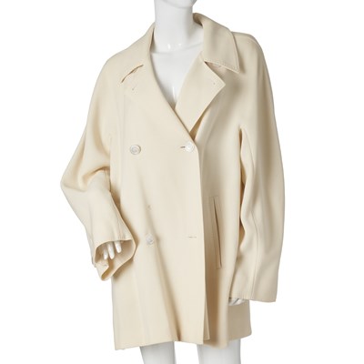 Lot 416 - Max Mara, a lightweight cream wool jacket.
