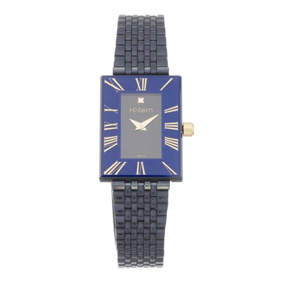 Lot 270 - H. Stern, a synthetic sapphire Safira bracelet watch