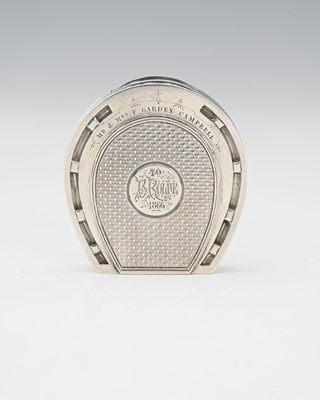 Lot 169 - A Victorian novelty silver vesta case in the...