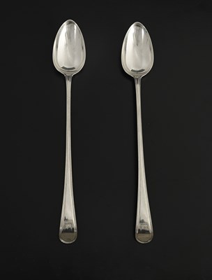 Lot 74 - A pair of George III silver single struck old...