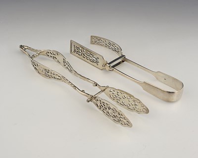 Lot 65 - Two Victorian silver servers, to include a...