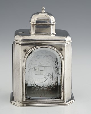 Lot 352 - An early eighteenth-century English silver tea...