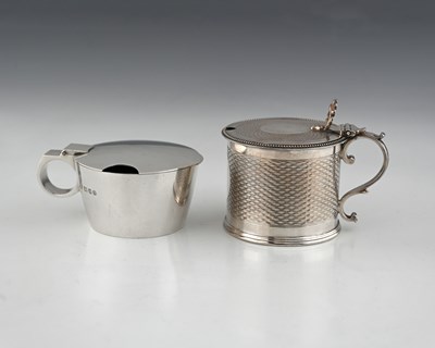 Lot 507 - A Modernist silver mustard pot, Garrard & Co....