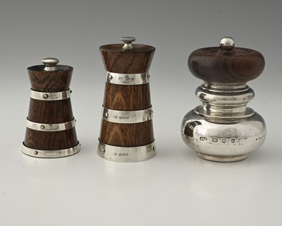 Lot 628 - Hukin and Heath, an Edwardian wood and silver...