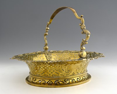 Lot 601 - An eighteenth-century brass or French Plate...