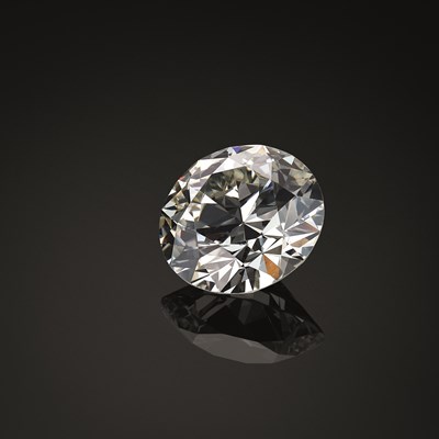 Lot 39 - An impressive old-cut diamond, of 4.84ct, with GIA report and platinum ring mount