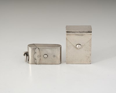 Lot 87 - A Victorian silver novelty vesta case,...
