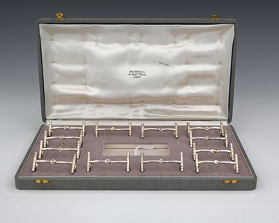 Lot 558 - Hermes, a cased set of twelve mid-century...