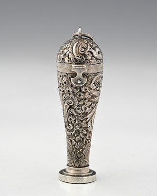 Lot 239 - A Victorian silver combination seal, and...