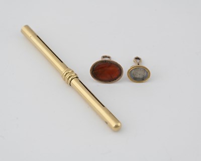 Lot 219 - An early 19th-century gold-coloured metal...