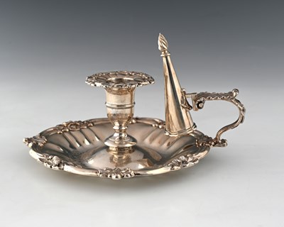 Lot 286 - An early Victorian silver chamberstick, with...