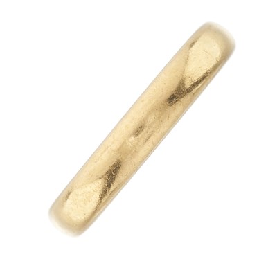Lot 70 - A mid 20th century 22ct gold wedding band ring
