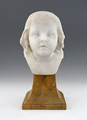 Lot 246 - Italian School, 19th Century, a white...
