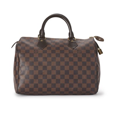 Lot 405 - Louis Vuitton, a damier Speedy 30 handbag.