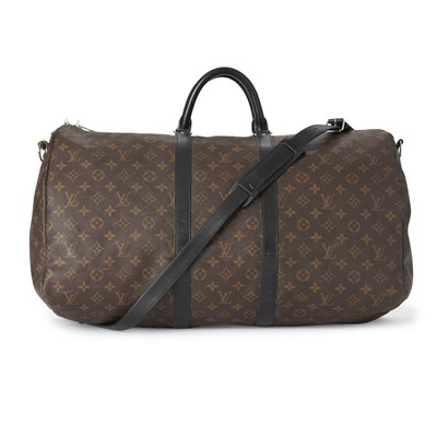 Lot 394 - Louis Vuitton, a Keepall Bandouliere 55 luggage bag.