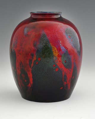 Lot 637 - A Doulton Sung vase, shouldered ovoid form,...