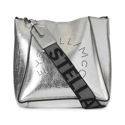 Lot 465 - Stella McCartney, a silver Stella Logo crossbody bag.