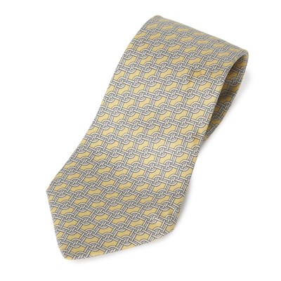 Lot 369 - Hermes, a silk tie.