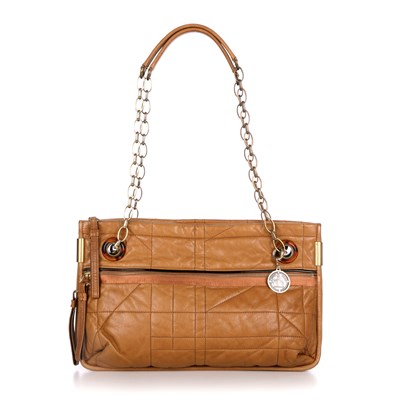 Lot 322 - Lanvin, an Amalia handbag, crafted from tan...