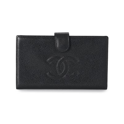 Lot 314 - Chanel, a Timeless CC long bifold wallet.