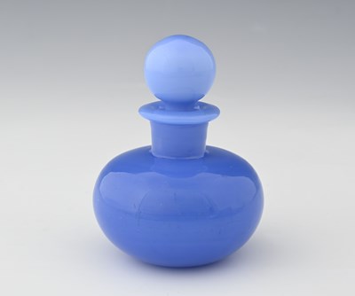 Lot 491 - A French opaline glass scent bottle, probably...