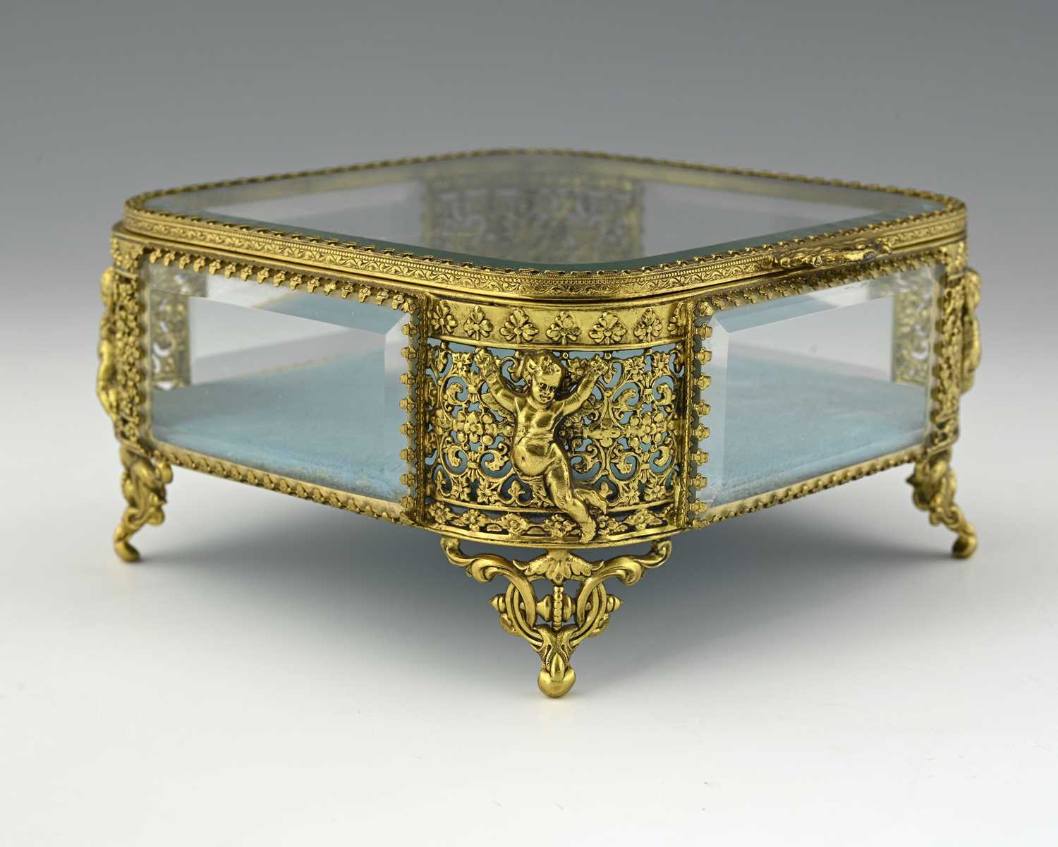 Lot 230 - A French Palais Royal style gilt metal and...