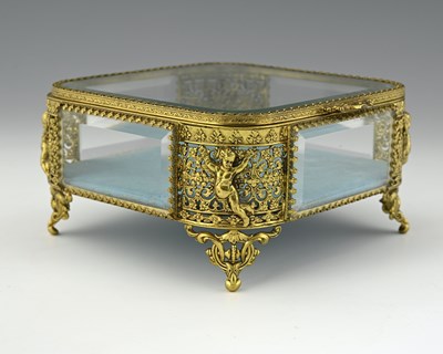 Lot 230 - A French Palais Royal style gilt metal and...