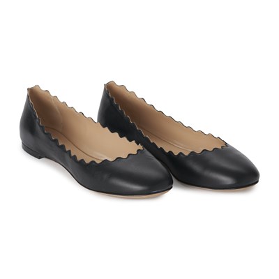 Lot 326 - Chloe, a pair of unworn Lauren ballerina shoes.