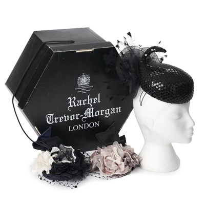 Lot 488 - Three designer fascinators.