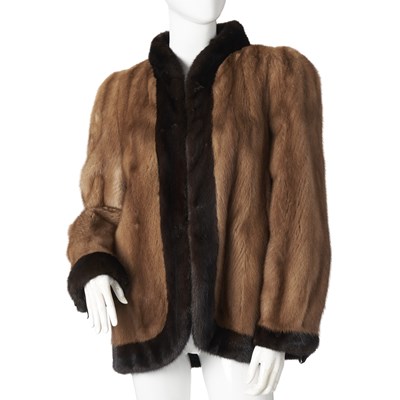Lot 495 - Bradleys, a rich pastel mink jacket.