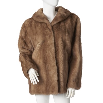 Lot 521 - Sovereign Furs, a three-quarter length pastel mink coat.