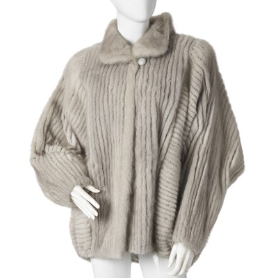 Lot 505 - Saga Mink, an oversized sapphire mink jacket.
