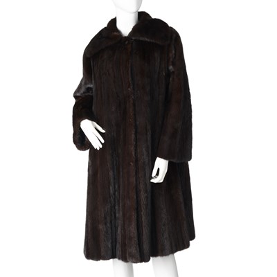 Lot 514 - National Fur Company, a dark ranch mink coat.
