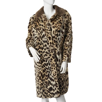 Lot 501 - John Orton, a 1950s pieced leopard fur coat.